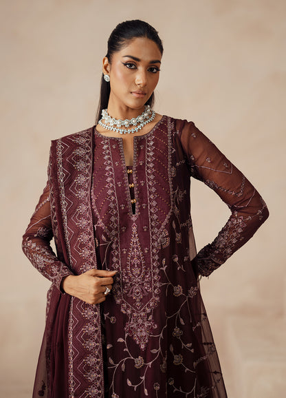 3 Piece Embroidered Chiffon MARJAN - FSU5611