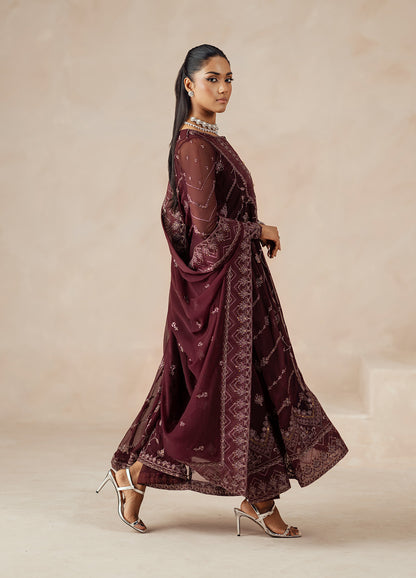 3 Piece Embroidered Chiffon MARJAN - FSU5611