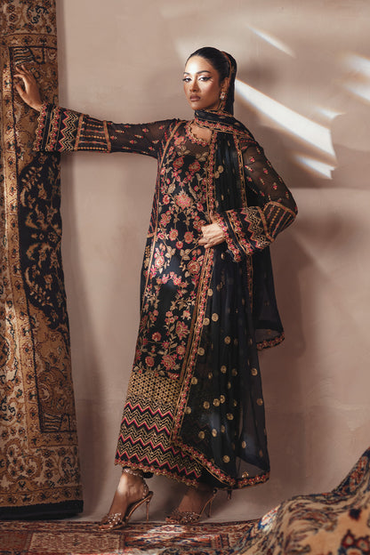 3 Piece Embroidered Chiffon ALONA - FSU5634