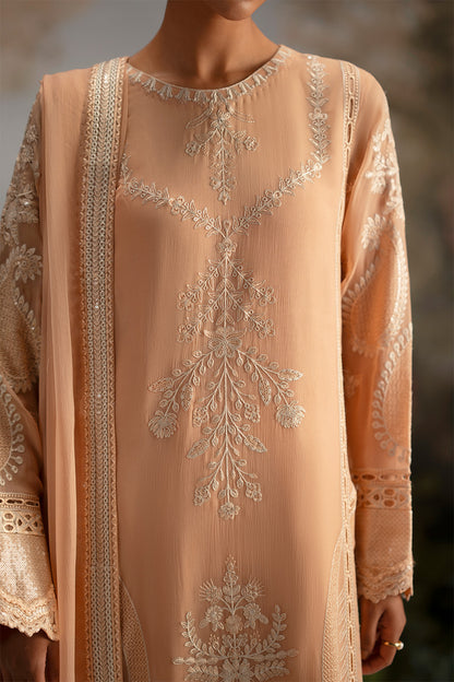 3-Piece-Embroiderd-Chiffon OLIKODI - FWU5693