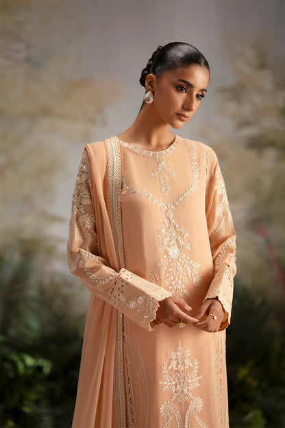 3-Piece-Embroiderd-Chiffon OLIKODI - FWU5693