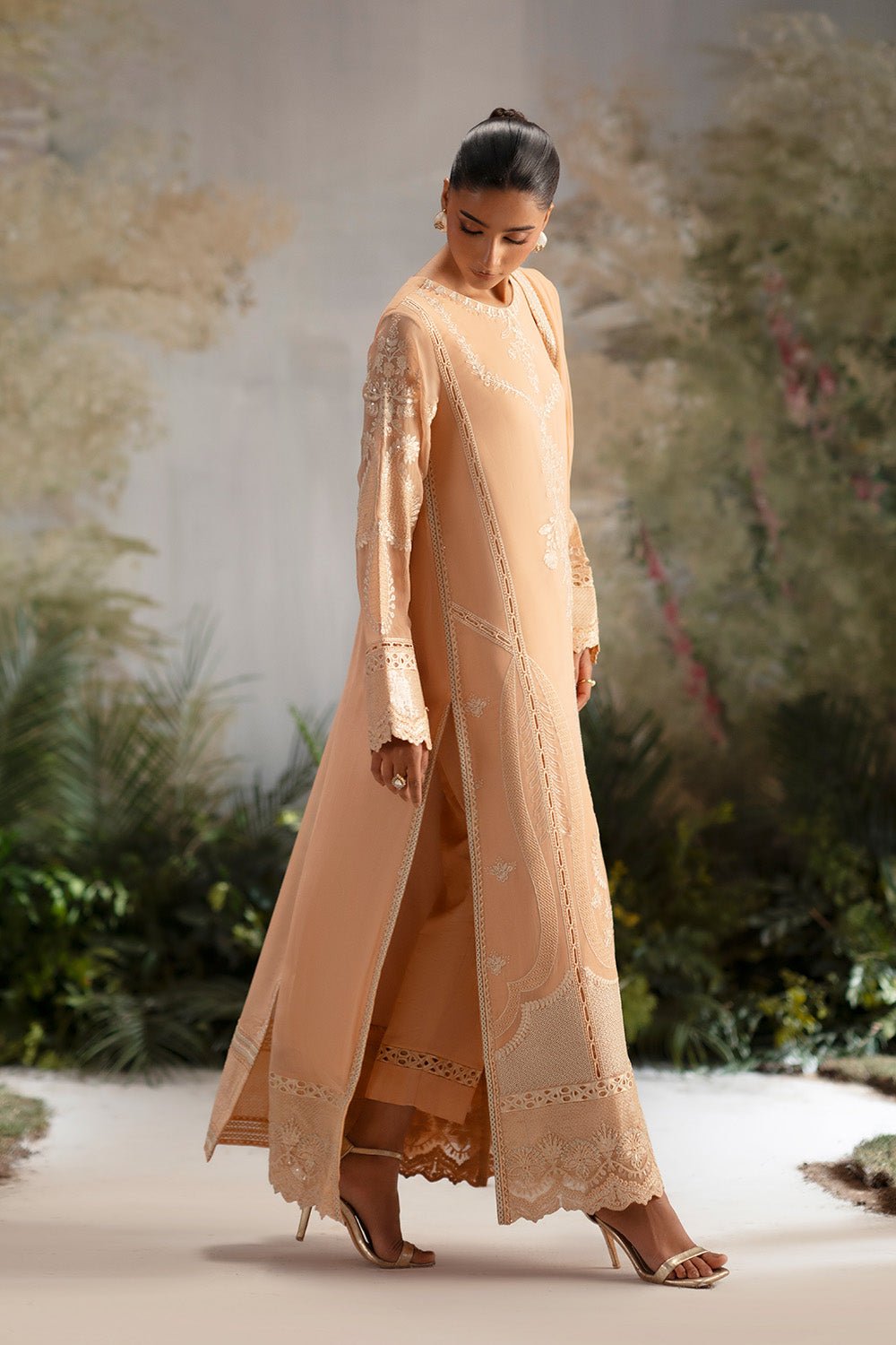 3-Piece-Embroiderd-Chiffon OLIKODI - FWU5693