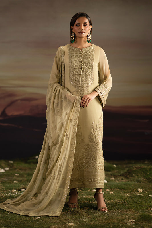 3-Piece-Embroiderd-Chiffon ISHA - FWU5701