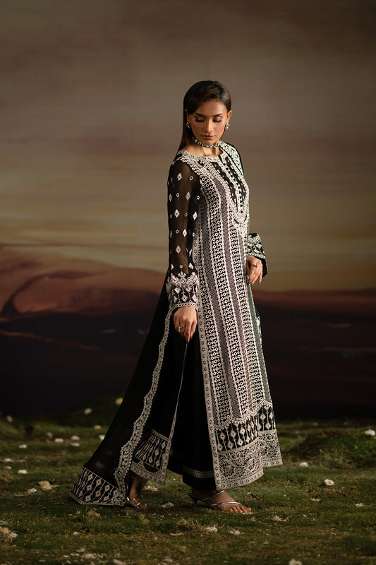 3-Piece-Embroiderd-Chiffon INBHA - FWU5708